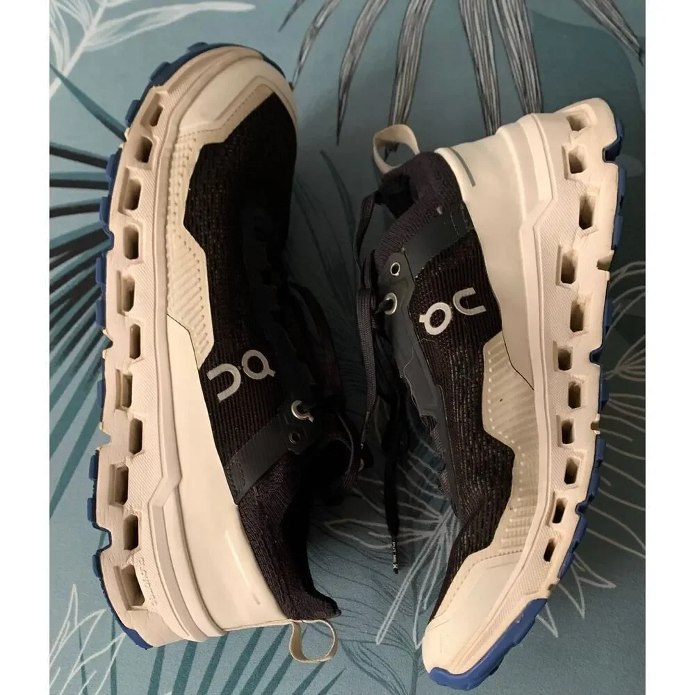 ON CLOUD Cloudultra black white Running Sneakers Gym Shoes men’s 8 - Picture 6 of 8